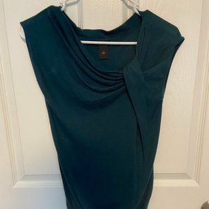 Ann Taylor Sleeveless Blue Blouse - Size XS